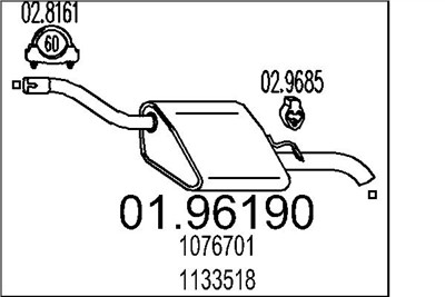 MTS 01.96190 EAN: 8033464045012.