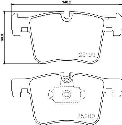 HELLA 8DB 355 015-781 Číslo výrobce: 25199. EAN: 4082300360097.