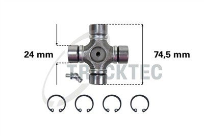 TRUCKTEC AUTOMOTIVE 02.34.053 EAN: 4038081038601.