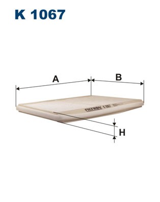 FILTRON K 1067 EAN: 5904608010674.