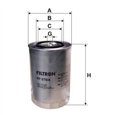 FILTRON PP 879/4 EAN: 5904608058799.