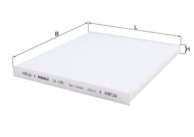 MAHLE ORIGINAL LA 1159 Číslo výrobce: 72416167. EAN: 4009026962800.