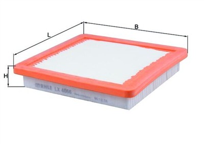 MAHLE ORIGINAL LX 4066 Číslo výrobce: 72427307. EAN: 4009026966310.