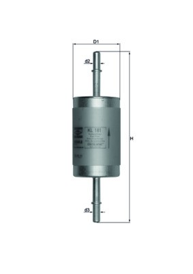 MAHLE ORIGINAL KL 181 Číslo výrobce: 79858531. EAN: 4009026011720.