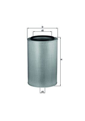 MAHLE ORIGINAL LX 273 Číslo výrobce: 72013654. EAN: 4009026028155.