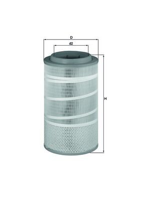 MAHLE ORIGINAL LX 1457 Číslo výrobce: 76886808. EAN: 4009026508367.