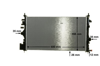 MAHLE ORIGINAL CR 1102 000P Číslo výrobce: 376754351. EAN: 4057635093002.