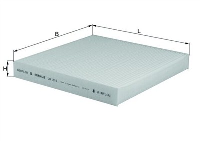 MAHLE ORIGINAL LA 216 Číslo výrobce: 76419089. EAN: 4009026510988.