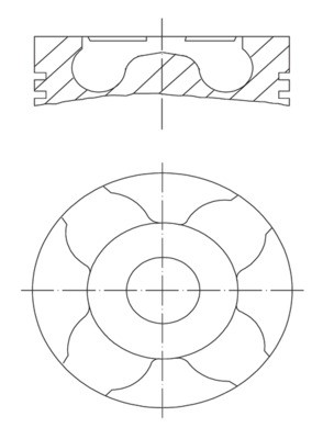 MAHLE ORIGINAL 010 04 04 Číslo výrobce: 56 00018 C. EAN: 4009026700785.