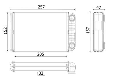 MAHLE ORIGINAL AH 258 000P Číslo výrobce: 72535561.