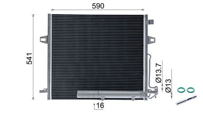 MAHLE ORIGINAL AC 756 000S Číslo výrobce: 351330614. EAN: 4057635026390.