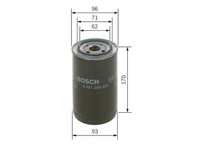 BOSCH 0 451 203 234 Číslo výrobce: P 3234. EAN: 3165141088908.