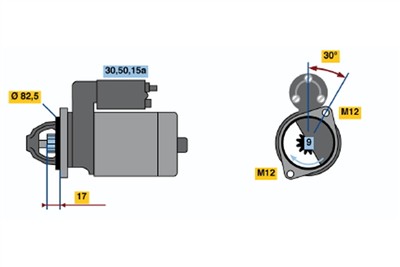 BOSCH 0 986 016 330 Číslo výrobce: 1633. EAN: 3165141148503.