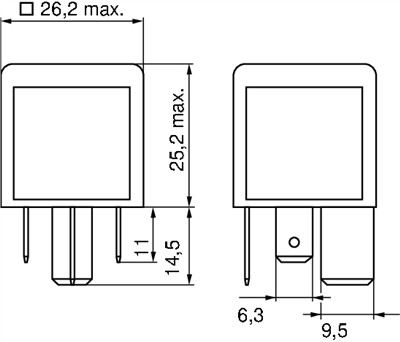 BOSCH 0 986 332 002 Číslo výrobce: V23134-J52-X450. EAN: 3165143407790.