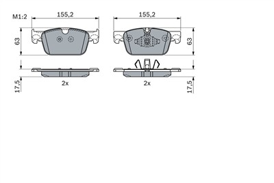 BOSCH 0 986 424 333 Číslo výrobce: BP2360. EAN: 4047026405378.