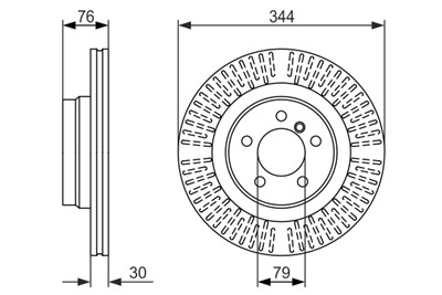 BOSCH 0 986 479 489 Číslo výrobce: BD1347. EAN: 4047024429208.