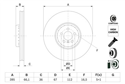 BOSCH 0 986 479 H12 Číslo výrobce: BD2956. EAN: 4047023067265.