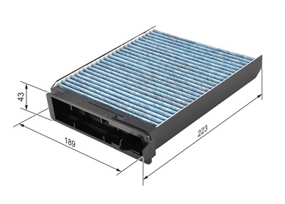 BOSCH 0 986 628 502 Číslo výrobce: A 8502. EAN: 4047025413060.