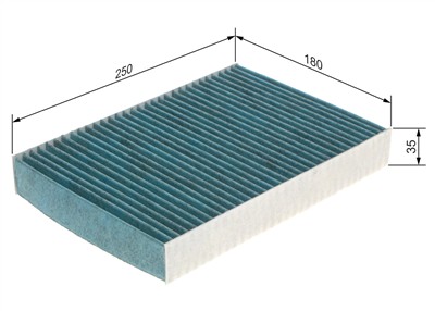 BOSCH 0 986 628 546 Číslo výrobce: A 8546. EAN: 4047026209907.