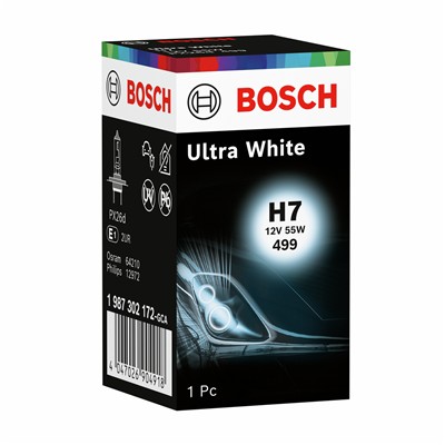 BOSCH 1 987 302 172 Číslo výrobce: H7. EAN: 4047026904918.