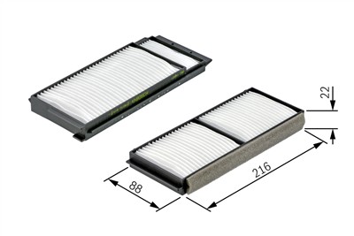 BOSCH 1 987 432 163 Číslo výrobce: M 2163. EAN: 4047024135161.