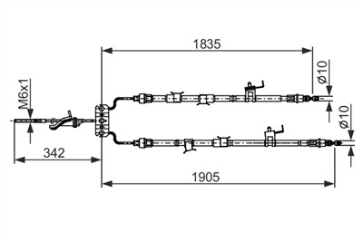 BOSCH 1 987 482 851 Číslo výrobce: BC2851. EAN: 4047026482652.