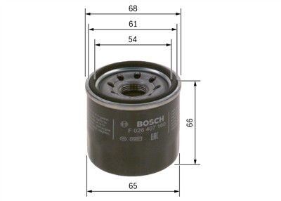 BOSCH F 026 407 160 Číslo výrobce: P 7160. EAN: 4047025343879.