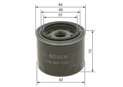 BOSCH F 026 407 200 Číslo výrobce: P 7200. EAN: 4047025654951.