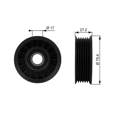 GATES T38009 Číslo výrobce: 7803-21009. EAN: 5414465681462.
