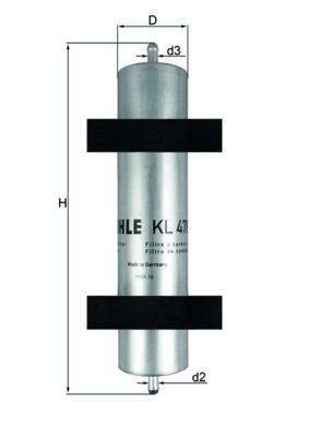 KNECHT KL 478 Číslo výrobce: 70382983. EAN: 4009026601327.