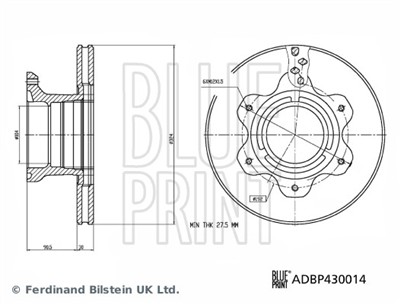 BLUE PRINT ADBP430014 EAN: 5057746197759.
