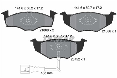 TEXTAR 2186801 Číslo výrobce: 21866. EAN: 4019722248399.