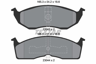 TEXTAR 2304301 Číslo výrobce: 23043. EAN: 4019722241574.