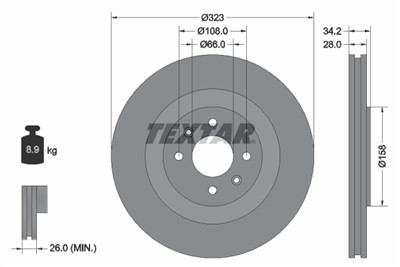 TEXTAR 92267103 EAN: 4019722468827.