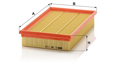 MANN-FILTER C 30 115 EAN: 4011558386603.