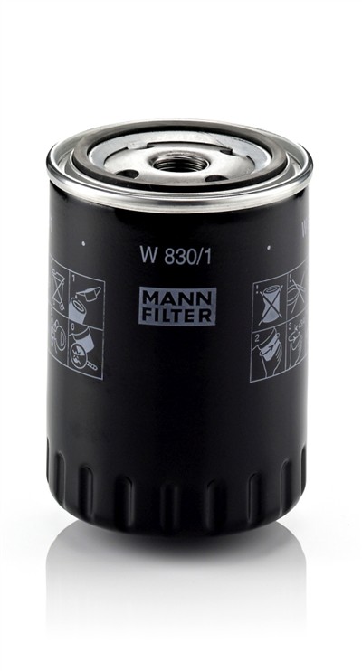 MANN-FILTER W 830/1 EAN: 4011558729806.