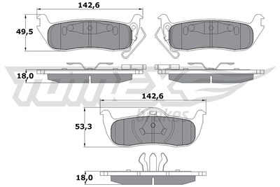TOMEX Brakes TX 15-48 Číslo výrobce: 15-48. EAN: 5901646645028.