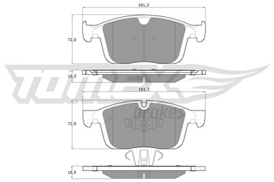 TOMEX Brakes TX 18-85 Číslo výrobce: 22386. EAN: 5901646600355.