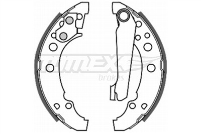 TOMEX Brakes TX 20-23 Číslo výrobce: 20-23. EAN: 5906485554227.