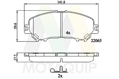 MOTAQUIP LVXL1797 EAN: 5056462422107.