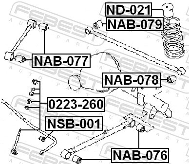 FEBEST 0223-260 EAN: 4056111010953.