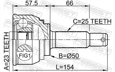 FEBEST 0410-011 EAN: 4056111037349.