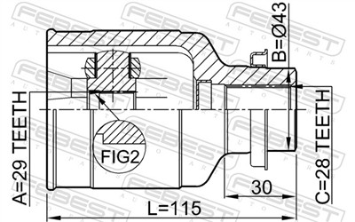 FEBEST 0511-CPRH EAN: 4056111062594.