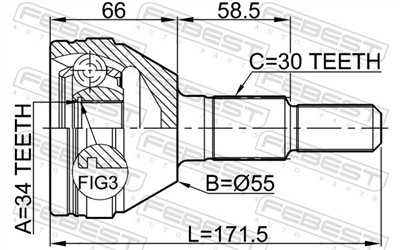 FEBEST 1010-CAP EAN: 4056111046228.