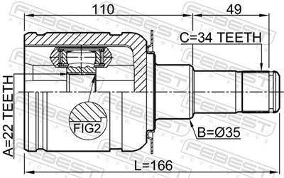 FEBEST 3211-STSRH EAN: 4056111124483.
