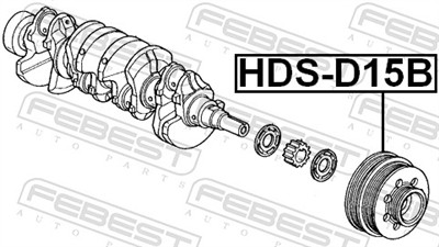 FEBEST HDS-D15B EAN: 4056111015729.