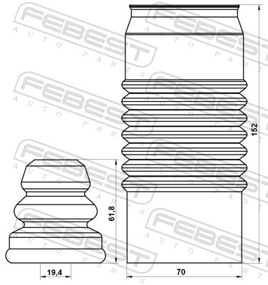 FEBEST MZSHB-GYF-KIT EAN: 4056111145822.
