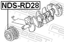 FEBEST NDS-RD28 EAN: 4056111048451.