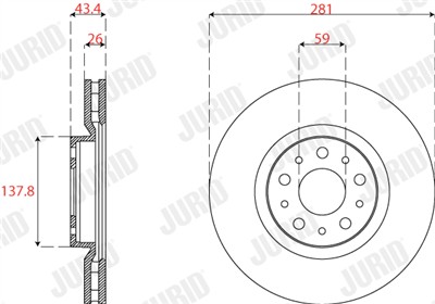 JURID 563274JC Číslo výrobce: 563274JC. EAN: 4060426311469.