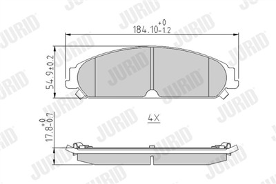 JURID 573404J Číslo výrobce: 24164. EAN: 3306437237130.
